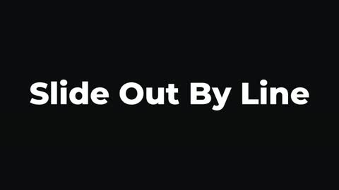 Slide Out By Line — After Effects animate out preset preview