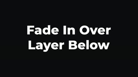 Fade In Over Layer Below — After Effects behaviors preset preview