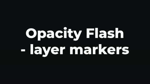 Opacity Flash - layer markers — After Effects behaviors preset preview