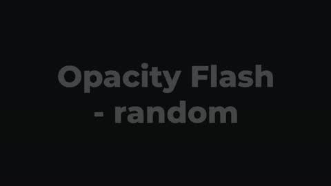 Opacity Flash - random — After Effects behaviors preset preview