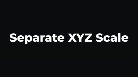 Separate XYZ Scale — After Effects behaviors preset preview