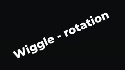 Wiggle - rotation — After Effects behaviors preset preview