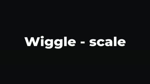 Wiggle - scale — After Effects behaviors preset preview