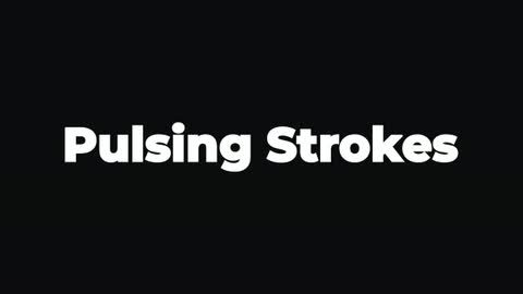 Pulsing Strokes — After Effects fill and stroke preset preview
