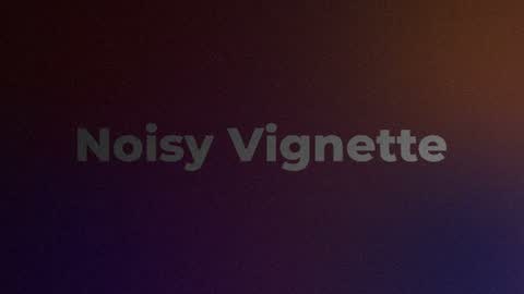 Noisy Vignette — After Effects creative preset preview
