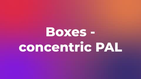 Boxes - concentric PAL — After Effects legacy preset preview