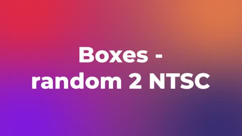 Boxes - random 2 NTSC — After Effects legacy preset preview