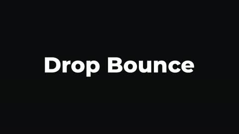 Drop Bounce — After Effects legacy preset preview