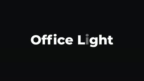 Office Light — After Effects lights and optical preset preview