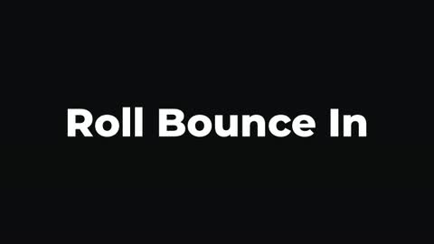 Roll Bounce In — After Effects miscellaneous preset preview