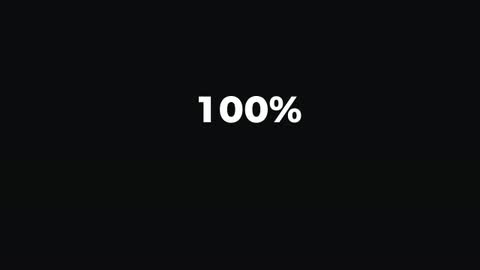 Percentage Counter Monospaced — After Effects number counters preset preview