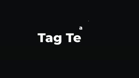 Tag Team — After Effects organic preset preview