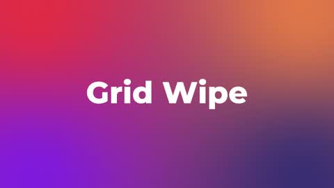 Grid Wipe — After Effects wipes preset preview