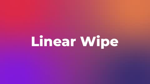Linear Wipe — After Effects wipes preset preview